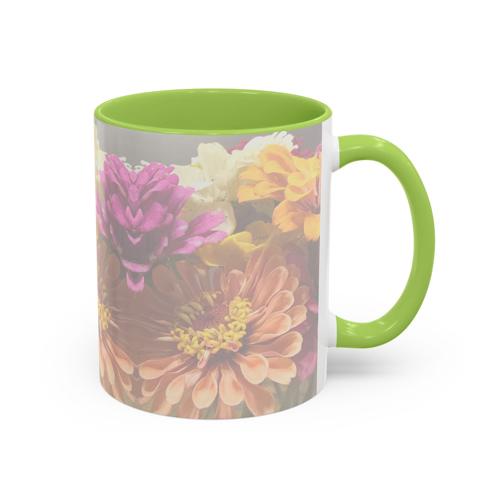 Floral Garden Accent Coffee Mug