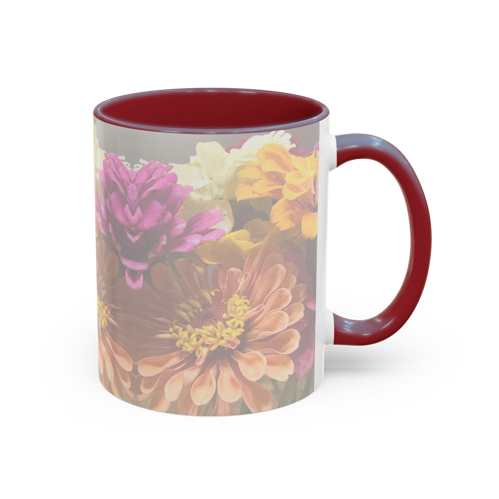 Floral Garden Accent Coffee Mug