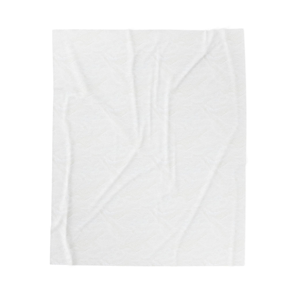 Elegant Floral Bloom Velveteen Plush Blanket