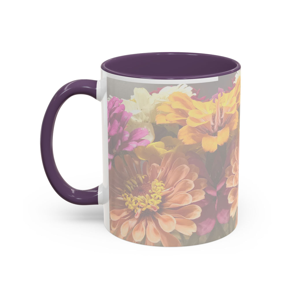 Floral Garden Accent Coffee Mug