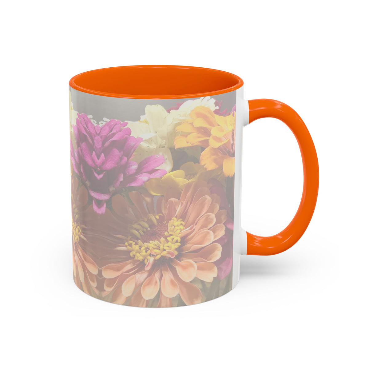 Floral Garden Accent Coffee Mug