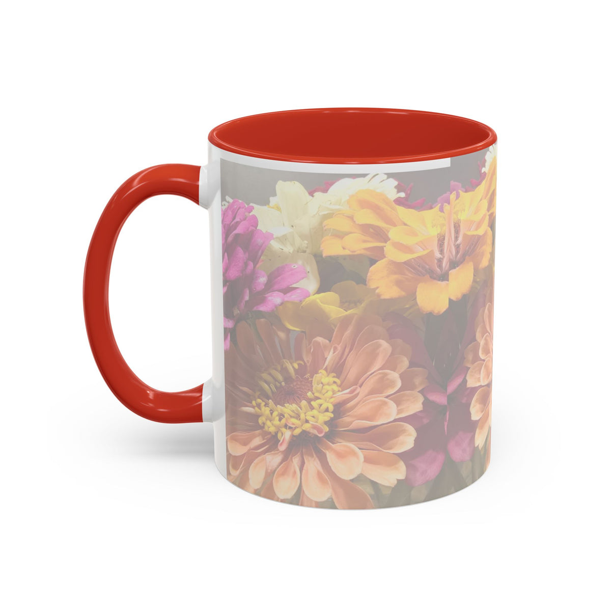 Floral Garden Accent Coffee Mug