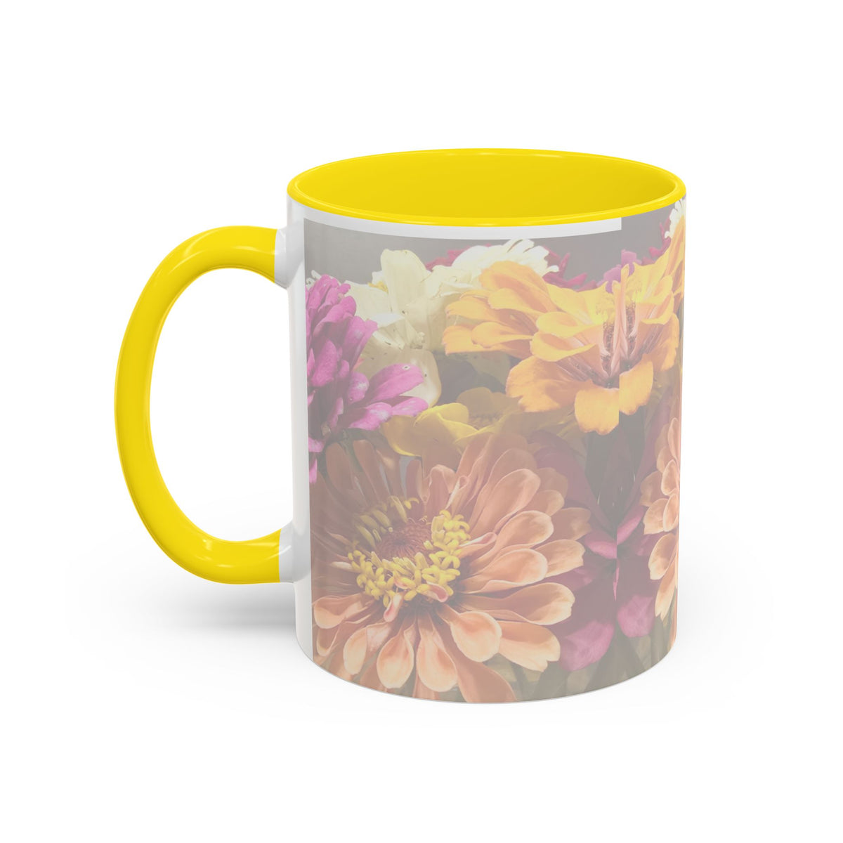 Floral Garden Accent Coffee Mug