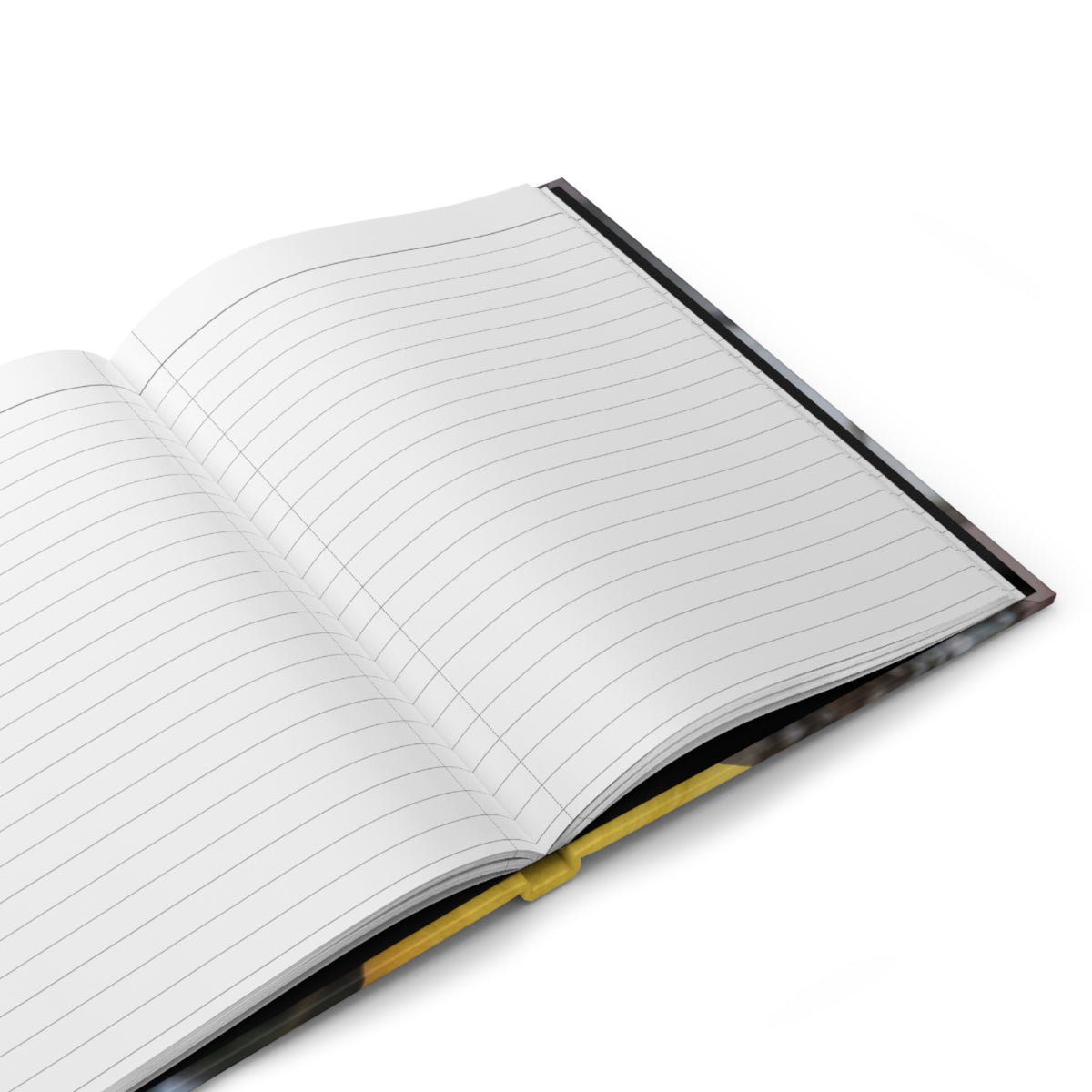 Yellow Hibiscus Flower Hardcover Journal – Lined Botanical Notebook