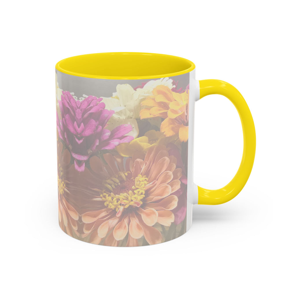 Floral Garden Accent Coffee Mug