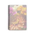 Floral Spiral Notebook – Ruled Line Flower Journal