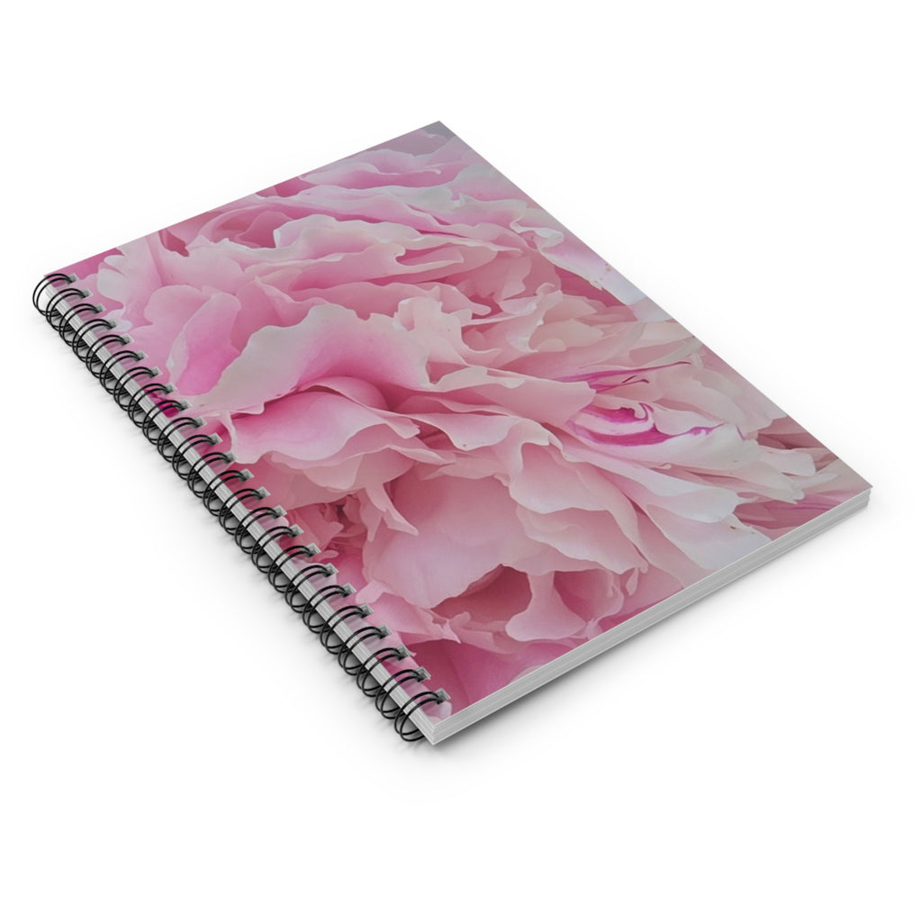Peony Cover Spiral Notebook - Ruled Line