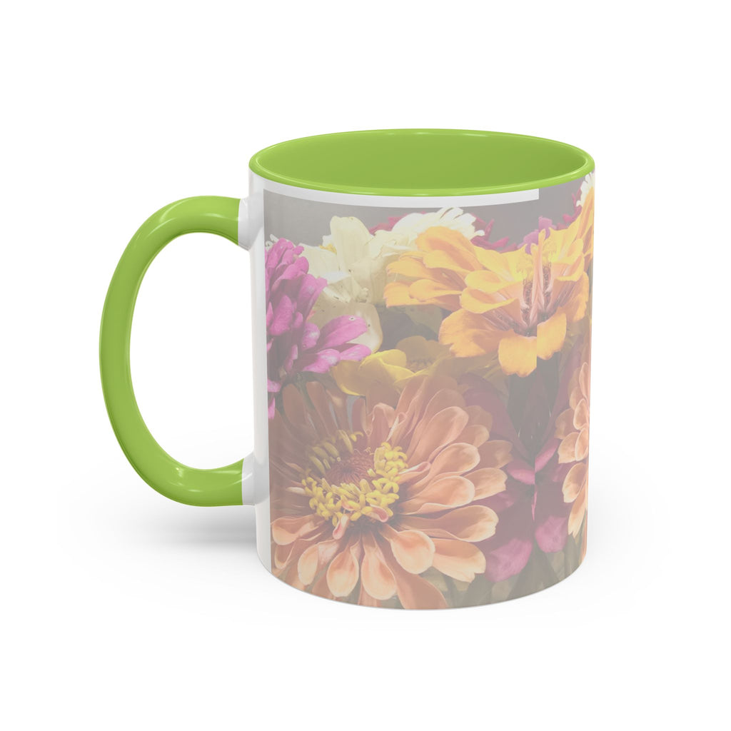 Floral Garden Accent Coffee Mug