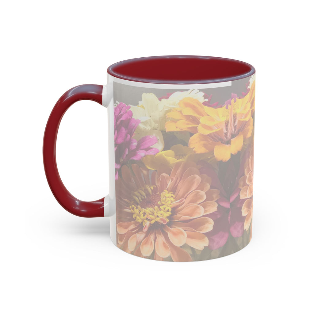 Floral Garden Accent Coffee Mug