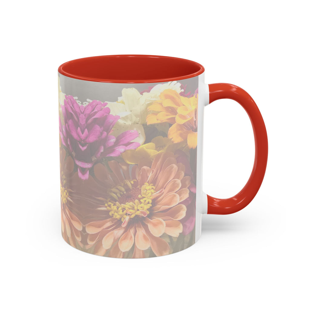 Floral Garden Accent Coffee Mug
