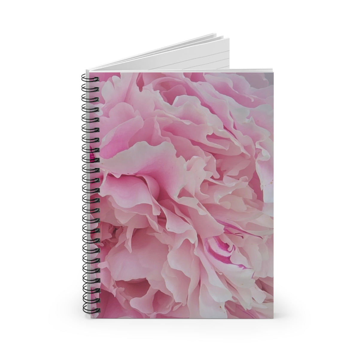 Peony Cover Spiral Notebook - Ruled Line