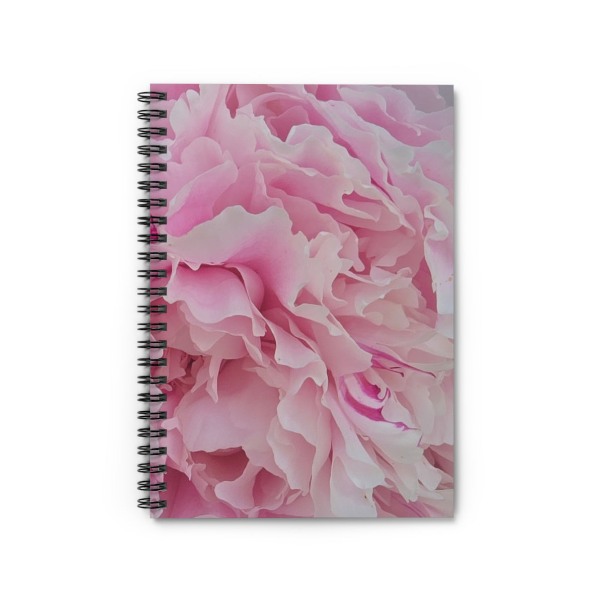 Peony Cover Spiral Notebook - Ruled Line