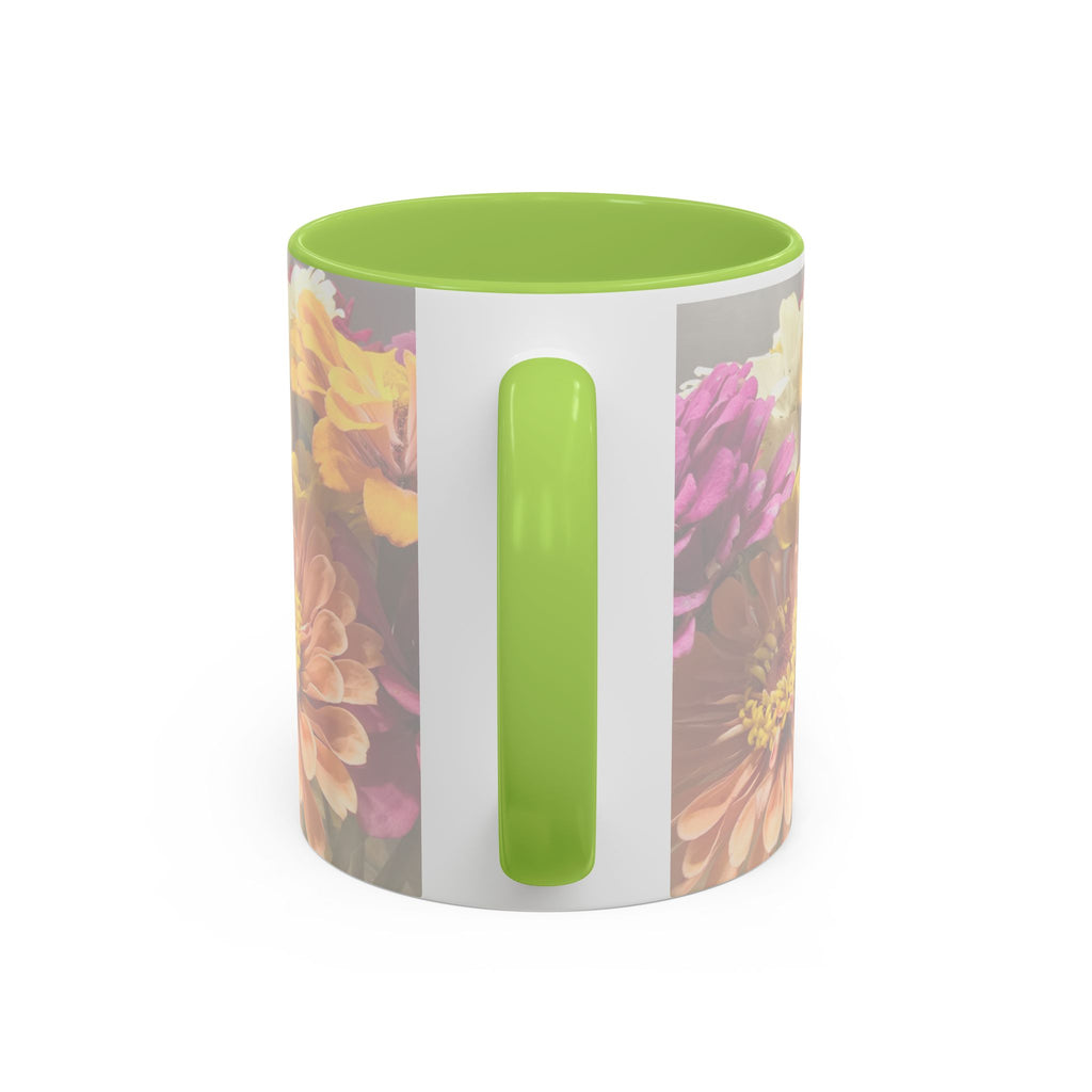 Floral Garden Accent Coffee Mug