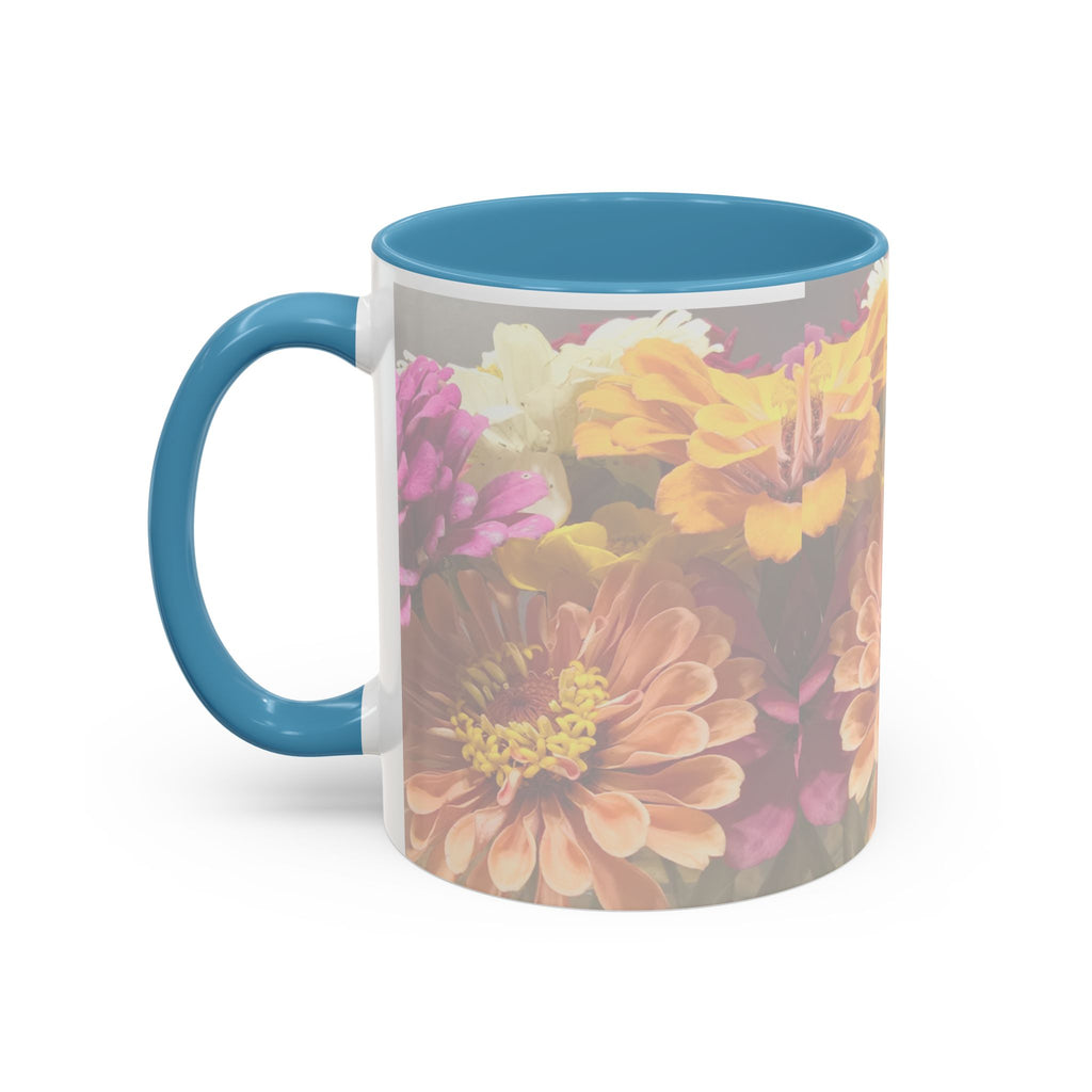 Floral Garden Accent Coffee Mug